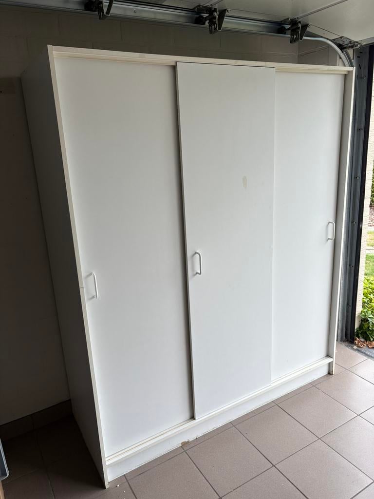 Witte kast, Ophalen, Gebruikt, 100 tot 150 cm, 150 tot 200 cm