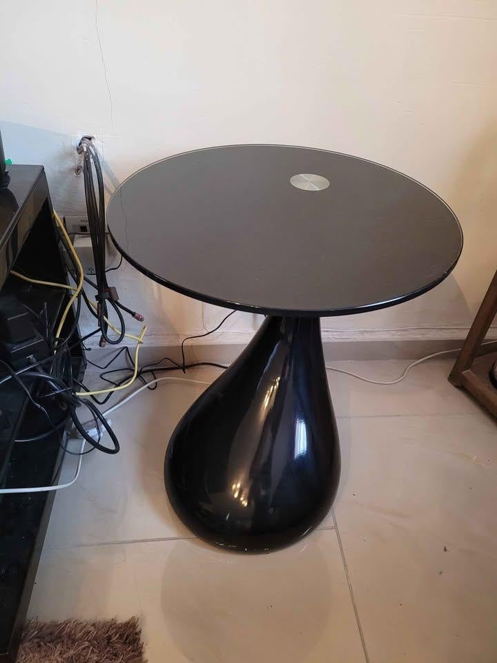 Table apéro en verre, Maison & Meubles, Rond, Moins de 55 cm, 45 à 60 cm, Verre