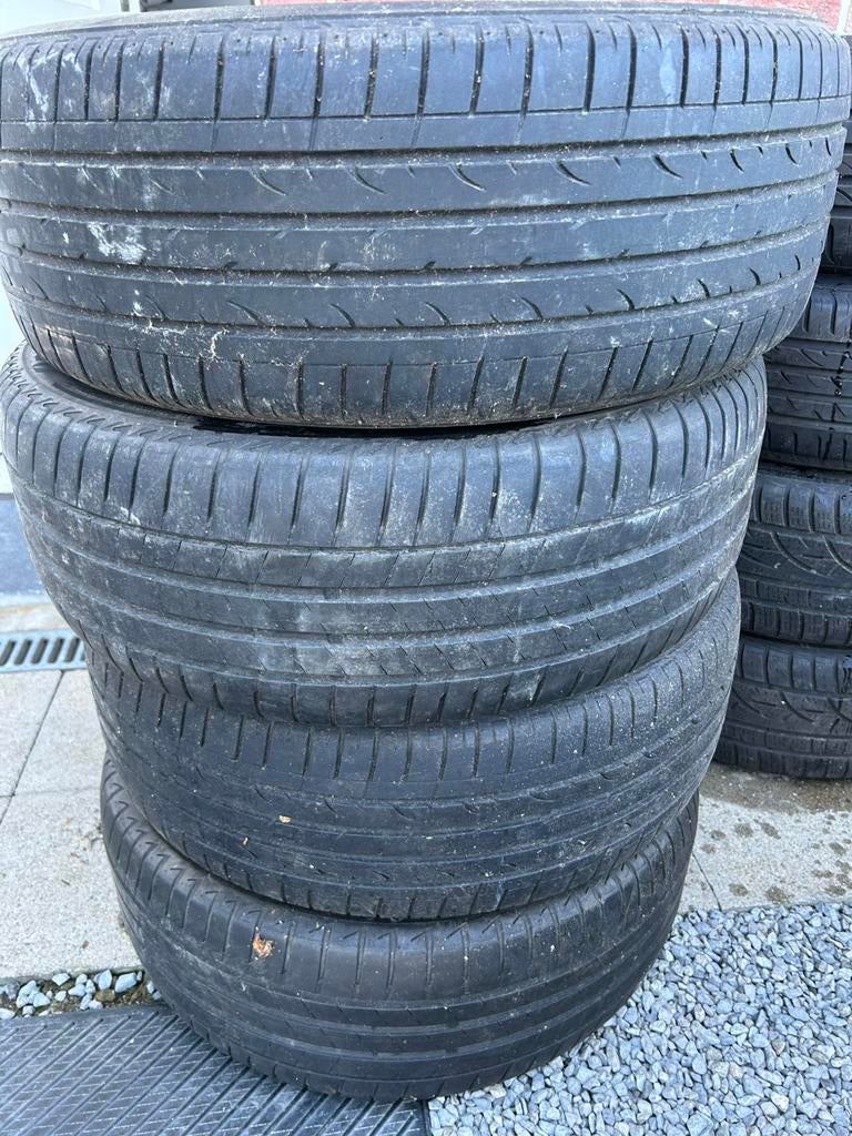 Pneus 4x 225 55 18 Bridgestone, Autos : Pièces & Accessoires, Pneus & Jantes, Véhicule de tourisme, Pneus été, Enlèvement, Utilisé
