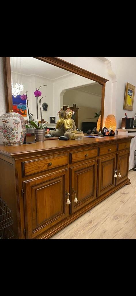 Gratis dressior + spiegel  ( op halen in Edegem ), Huis en Inrichting, Kasten | Dressoirs, Ophalen