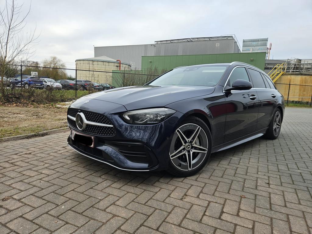 Mercedes C220 Amg Line, Automaat, Achterwielaandrijving, 4 cilinders, Blauw