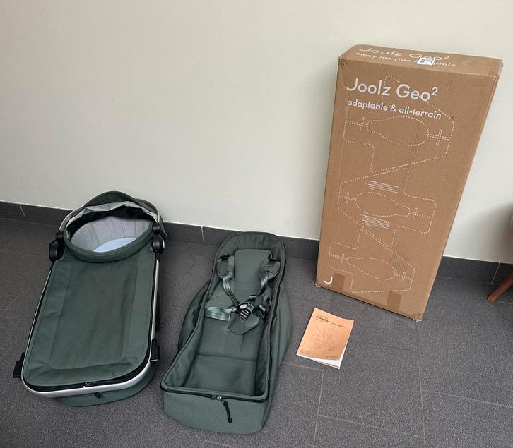 Joolz Geo Marvellous Green uitbreidingsset, Enfants & Bébés, Buggys, Comme neuf, Enlèvement