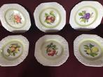 6 vintage lunchborden. Lord Nelson Pottery. Zomerfruit, Ophalen of Verzenden
