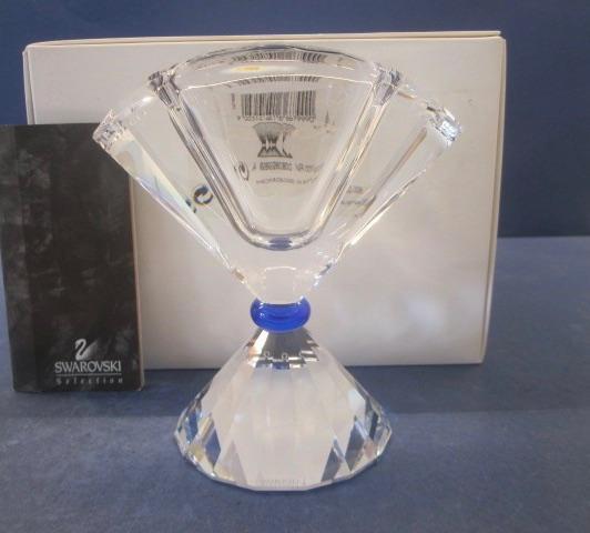 Swarovski "Selection" blauwe bol vaas, Collections, Swarovski, Neuf, Figurine, Enlèvement ou Envoi