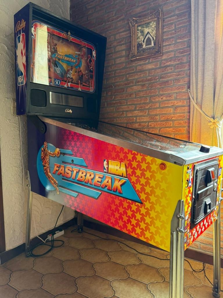 Bally NBA Fastbreak Top staat, Verzamelen, Automaten | Flipperkasten, Ophalen, Flipperkast, Bally