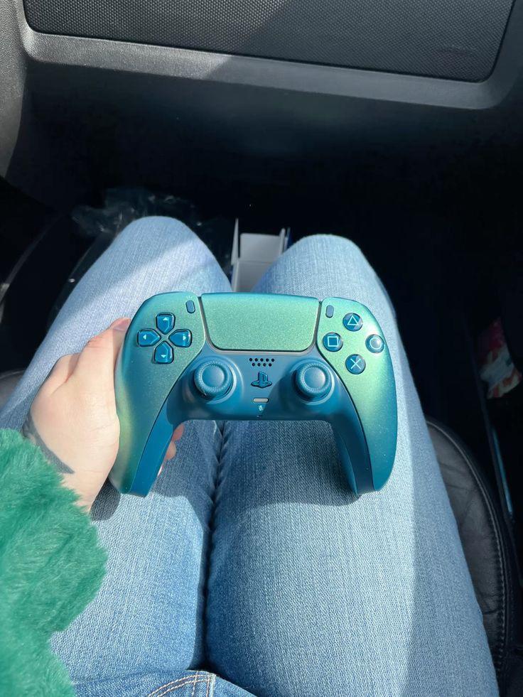 Manette PS5 Verte, Consoles de jeu & Jeux vidéo, Enlèvement, Comme neuf, PlayStation 5, Sans fil