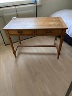 table de bureau en chêne avec 2 tiroirs, Enlèvement, Utilisé, Bureau