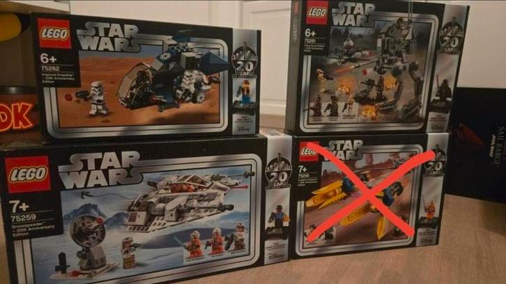 LEGO Star Wars 20th Anniversary sets (3x) – sealed – retired, Kinderen en Baby's, Speelgoed | Duplo en Lego, Lego, Ophalen of Verzenden