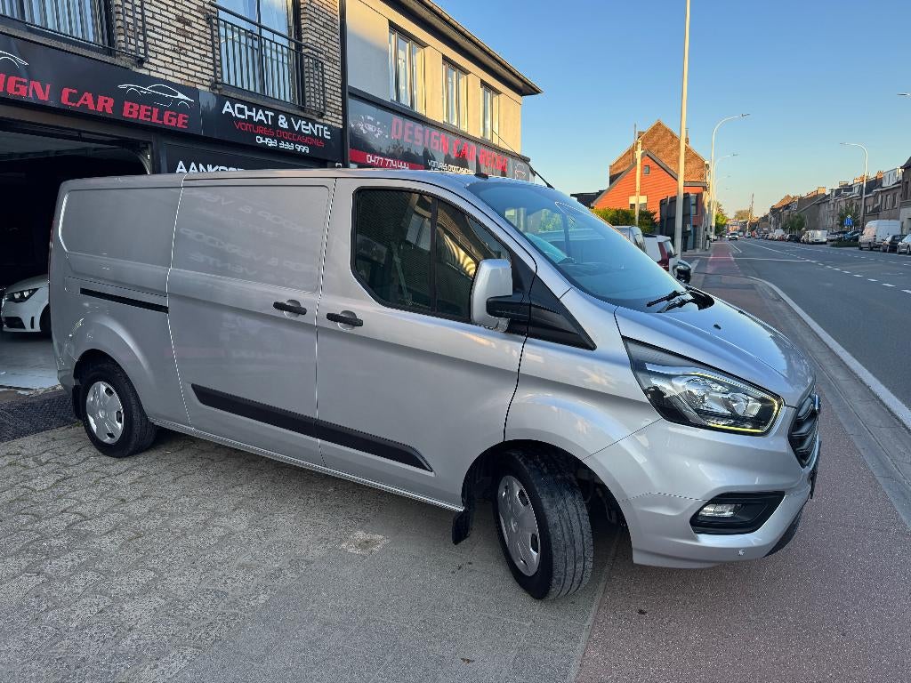 Ford Transit Custom Long Châssis Automatique 2x Portes, Capteur de stationnement, Argent ou Gris, Achat, Euro 6