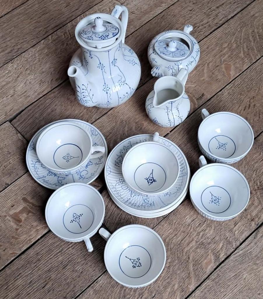 Service café / thé Boch Keramis Copenhague – La Louvière, Antiquités & Art, Enlèvement