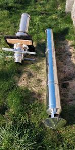 Inox rookkanaal diam. 150mm, Ophalen, Inox, Gebruikt, Overige typen