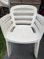 6 tuinstoelen, Ophalen, Gebruikt, Kunststof, Stapelbaar