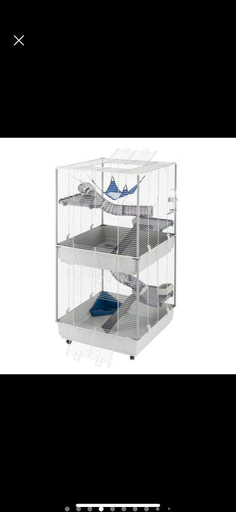 Ferplast torenkooi voor ratten, fretten enz, Ophalen, Kooi, Zo goed als nieuw, Eekhoorn