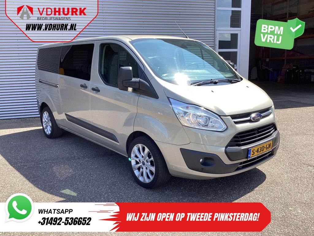 Ford Transit Custom Tourneo 2.0 TDCI 130 pk L2 EXPORT EUR6 9, Parkeersensor, Ford, Zilver of Grijs, Te koop