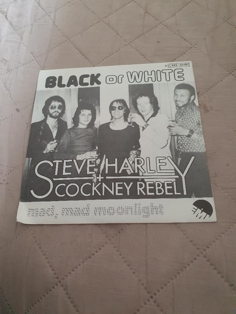 S - Steve Harley & Cockney Rebel – Black Or White - 1975, Enlèvement ou Envoi, Single, Comme neuf, Pop