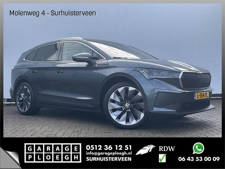 Skoda Enyaq iV 80 First Edition Elek.Trekhaak Memory Leer St, Auto's, Skoda, Bedrijf, ABS, Adaptive Cruise Control, Airbags, Alarm