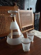 Antieke karaf met 2 glaasjes, Antiek en Kunst, Ophalen