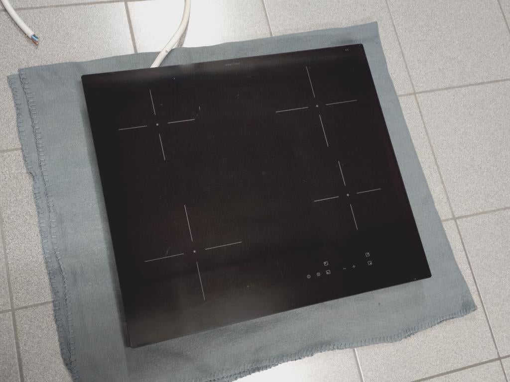 Ikea Grundad inductiekookplaat, Elektronische apparatuur, Kookplaten, Ophalen, 4 kookzones, Zo goed als nieuw, Inbouw