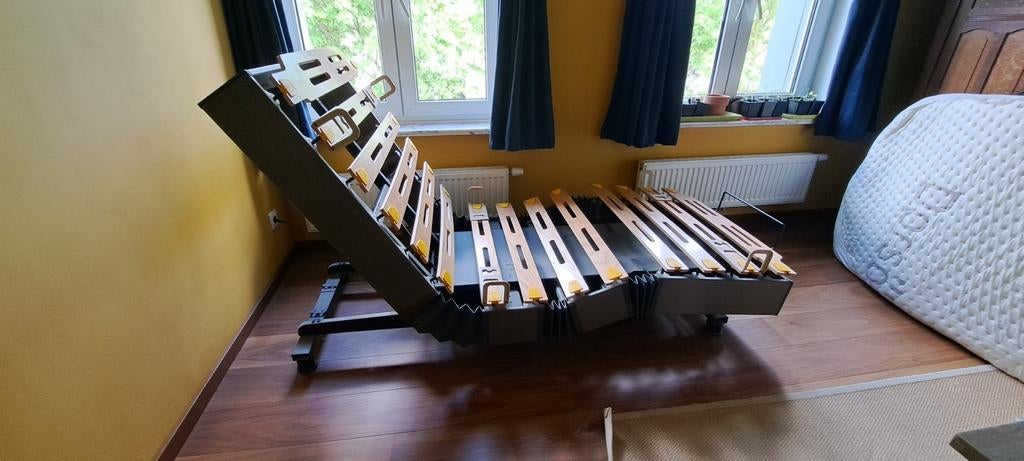 Dorsoo ergonomisch bed (enkel), Huis en Inrichting, Slaapkamer | Bedden, 200 cm, Verstelbaar, Ophalen