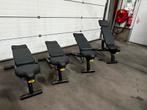 4 Technogym Adjustable Bankjes ,Verstelbare Fitness Bankjes, Ophalen, Gebruikt, Fitnessbank
