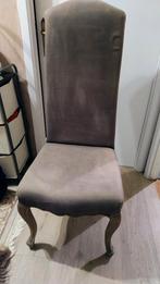 4 stoelen in ecru stof, Ophalen, Stof