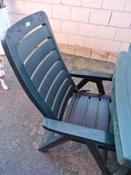 Grande table de jardin avec 6 chaises, Enlèvement