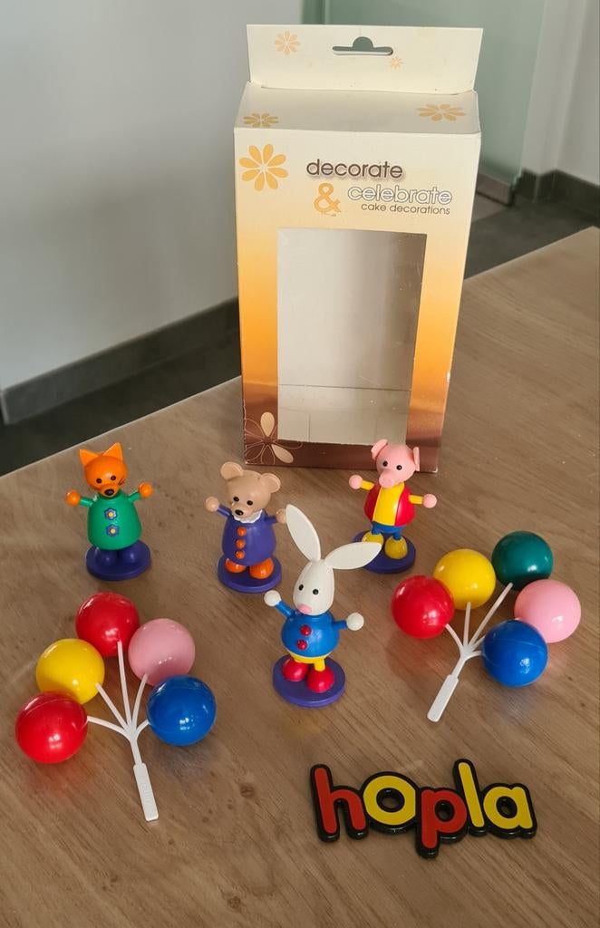 Taarttoppers, caketoppers, taart decoratie hopla, Ophalen, Versiering