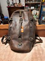 Cilinder rugzak in echt leer, Ophalen, Nieuw