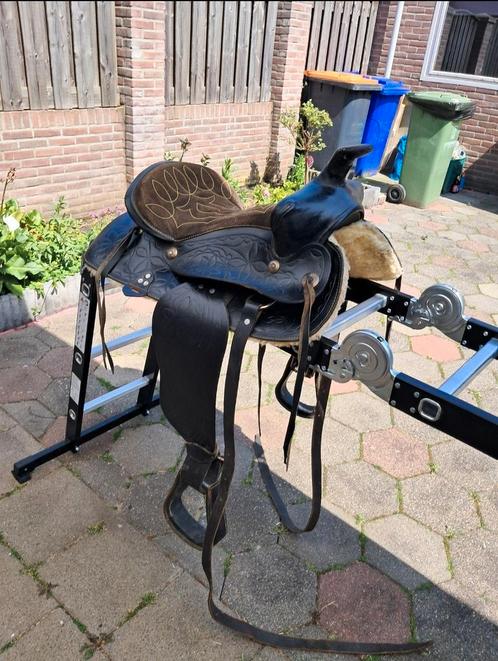 Westernzadel te koop, Dieren en Toebehoren, Paarden en Pony's | Zadels, Gebruikt, Ophalen