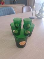 Lot de 5 verres vintage, Enlèvement ou Envoi, Utilisé, Autres types