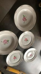 2 diepe en 3 dessertborden Bavaria Elisabeth, Ophalen of Verzenden