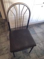 3 keukenstoelen met zwarte zit, Huis en Inrichting, Stoelen, Ophalen, Gebruikt