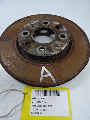 FREIN DISQUE AVANT Opel Corsa D (01-2006/12-2014), Utilisé, Opel