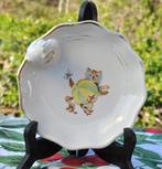 ancienne assiette chauffante d'enfant en porcelaine decor ch, Enlèvement ou Envoi