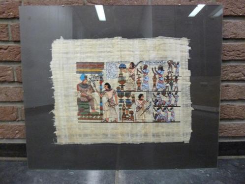 Ingelijst papyrus Offeringen aan de farao (50 x 60) NIEUW !, Huis en Inrichting, Woonaccessoires | Wanddecoraties, Nieuw, Ophalen of Verzenden