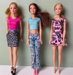 Set van 3 barbiepoppen, Kinderen en Baby's, Speelgoed | Poppen, Ophalen of Verzenden, Zo goed als nieuw