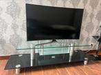 Tv-tafel ZONDER TV, 150 tot 200 cm, Glas, Minder dan 100 cm, 25 tot 50 cm