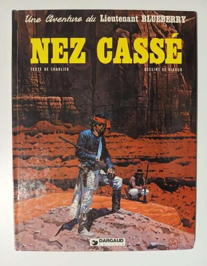 BD Blueberry 18 Nez cassé Giraud Charlier EO, Boeken, Stripverhalen, Gelezen, Eén stripboek, Ophalen of Verzenden