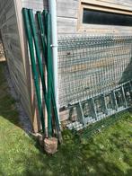 Bekaert draad en palen, Tuin en Terras, Gaas en Draad, Ophalen, Gebruikt, Minder dan 10 meter, Raster