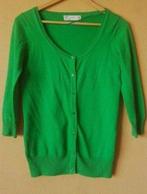 Zara : groen gilet vest cardigan 2-3 mouwen , mt L, Kleding | Dames, Zara, Maat 42/44 (L), Ophalen of Verzenden, Zo goed als nieuw