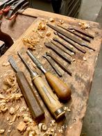 Lot oud gereedschap beitels vijl boorkoppen, Antiek en Kunst, Antiek | Gereedschap en Instrumenten, Ophalen of Verzenden