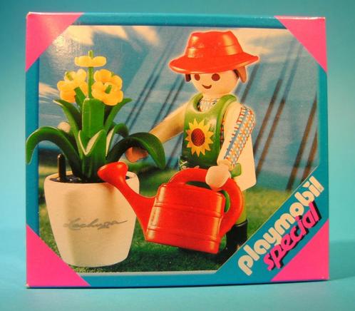PLAYMOBIL - Tuinman - 4613 - Vintage - 1 Klicky -, Kinderen en Baby's, Speelgoed | Playmobil, Nieuw, Complete set, Ophalen