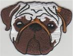 Bulldog stoffen opstrijk patch embleem #4, Collections, Collections Autre, Envoi, Neuf