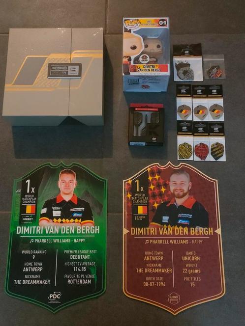 Dimitri Van den Bergh, Sport en Fitness, Darts, Nieuw, Flights, Ophalen