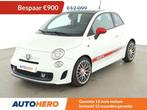 Abarth 500 1.4 Turbo Custom (bj 2015), Auto's, Voorwielaandrijving, Wit, Handgeschakeld, Grijs