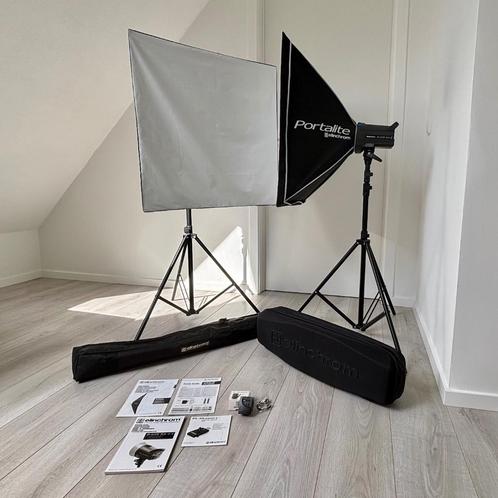 Studioflitsers Elinchrom D-lite RX4 met softboxen -- ZGAN, Audio, Tv en Foto, Fotografie | Fotostudio en Toebehoren, Zo goed als nieuw