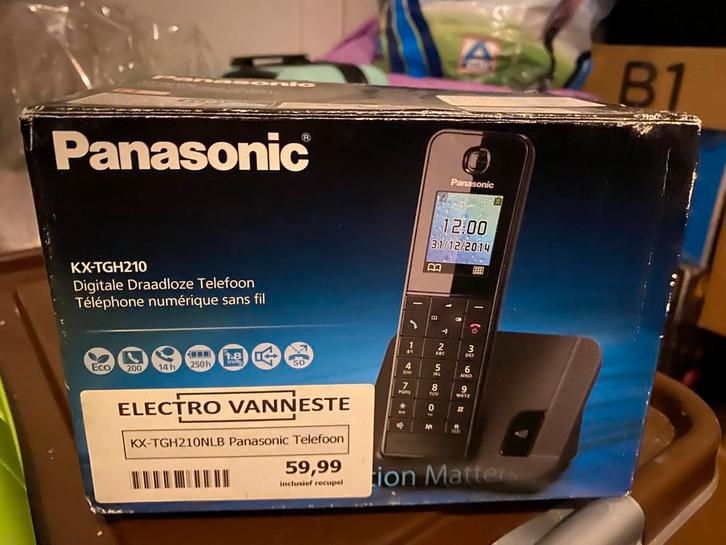 Panasonic KX-TGH210, Telecommunicatie, Vaste telefoons | Handsets en Draadloos, Gebruikt, 1 handset, Stralingsarm, Ophalen