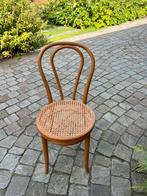 Chaise bistrot vintage bois courbé et assise cannée, Ophalen