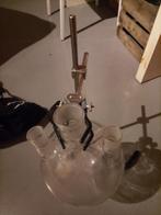 Laboratorium glas met 3 verbindingsmogelijkheden. 40/45, Antiek en Kunst, Ophalen of Verzenden