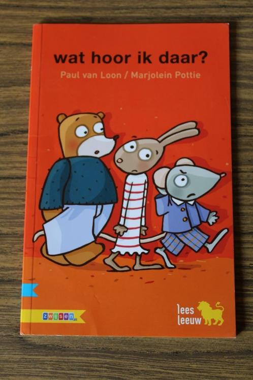 Leesleeuw:Wat hoor ik daar?-Paul van Loon (naam ingeschreven, Livres, Livres pour enfants | Jeunesse | Moins de 10 ans, Utilisé